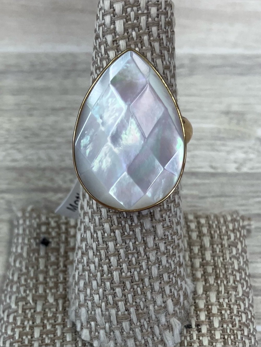 NWT Charles Albert Alchemia Adjustable Mother of Pearl Ring